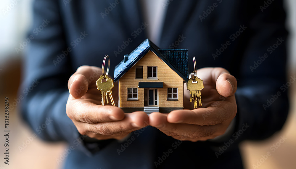 close up view hand of the property realtor landlord giving the design close up view hand of the property realtor landlord giving the design