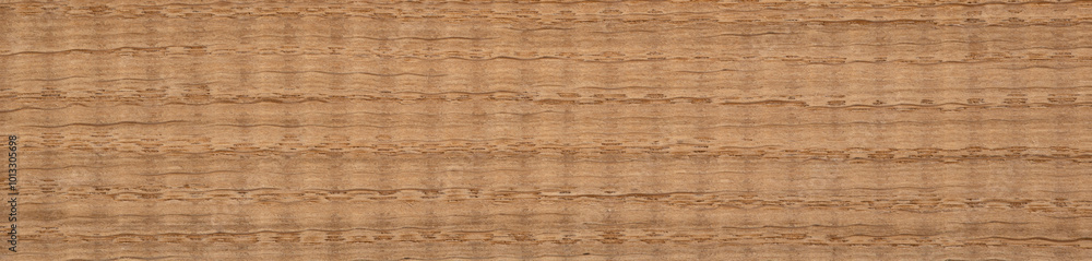 Warm-toned European oak veneer with a horizontal wave pattern Warm-toned European oak veneer with a horizontal wave pattern