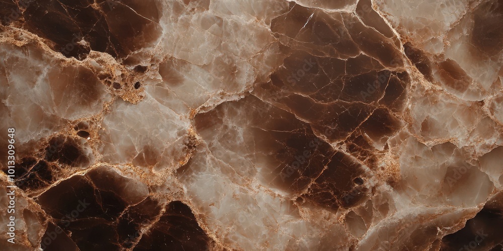 Brown and White Marble with Golden Veins Texture Brown and White Marble with Golden Veins Texture