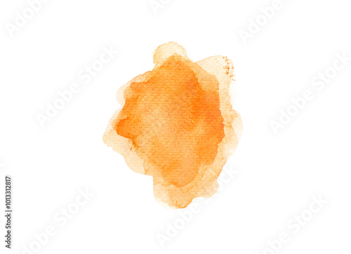 watercolor isolated on white
