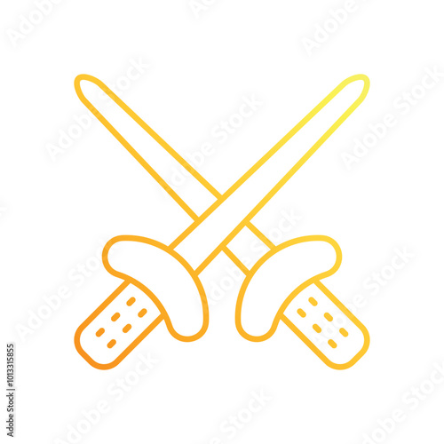Fencers vector icon