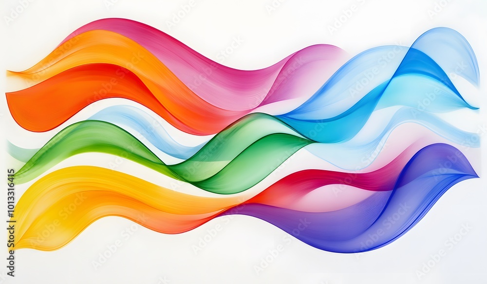 Vibrant abstract color waves Vibrant abstract color waves