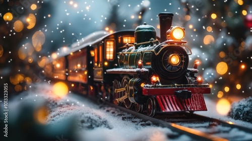 Amazing cute christmas train