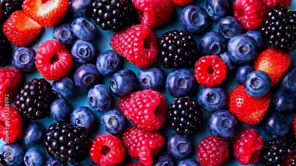 Mixed berries in a full frame for texture and background. Mixed berries in a full frame for texture and background.
