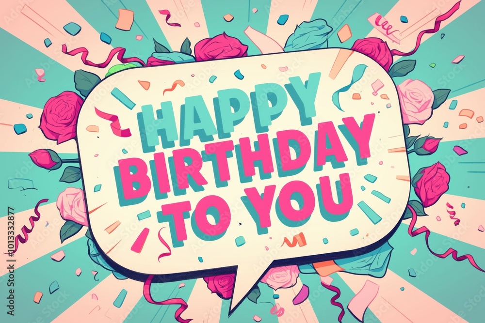 Happy birthday greeting celebration image Happy birthday greeting celebration image
