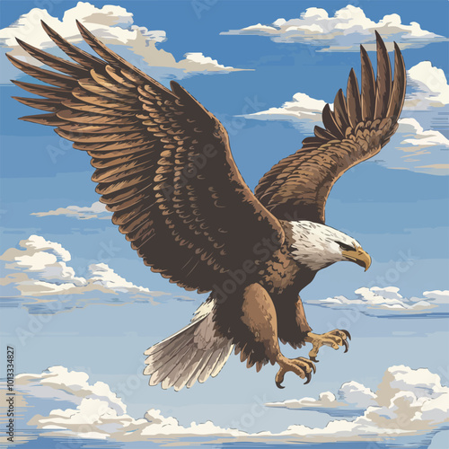 eagle vector design photo