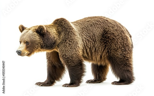 Wallpaper Mural Bear isolated stock photo on white background Torontodigital.ca