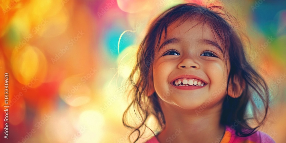 A beaming smile from a child, full of joy and innocence, caught in a moment of pure happiness, with vibrant colors and soft light enhancing the emotion. A beaming smile from a child, full of joy and innocence, caught in a moment of pure happiness, with vibrant colors and soft light enhancing the emotion.
