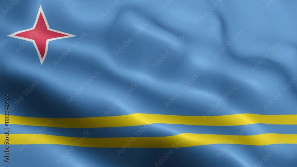 4k render Aruba Flag video waving in wind Aruba Flag Wave Loop waving in wind Re 4k render Aruba Flag video waving in wind Aruba Flag Wave Loop waving in wind Re