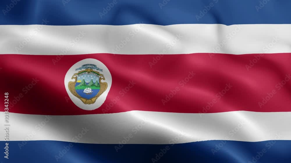 4k render Costa Rica Flag video waving in wind Costa Rica Flag Wave Loop waving 4k render Costa Rica Flag video waving in wind Costa Rica Flag Wave Loop waving
