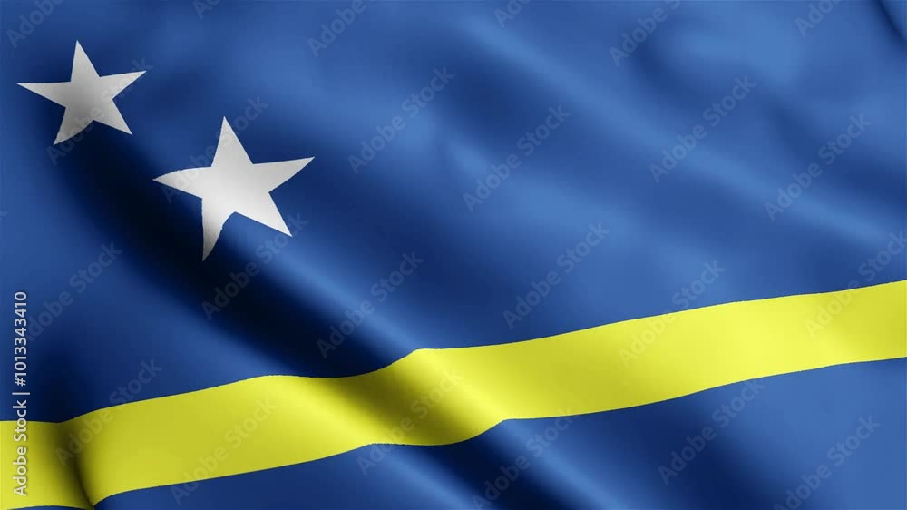 4k render Curaçao Flag video waving in wind Curaçao Flag Wave Loop waving in w 4k render Curaçao Flag video waving in wind Curaçao Flag Wave Loop waving in w