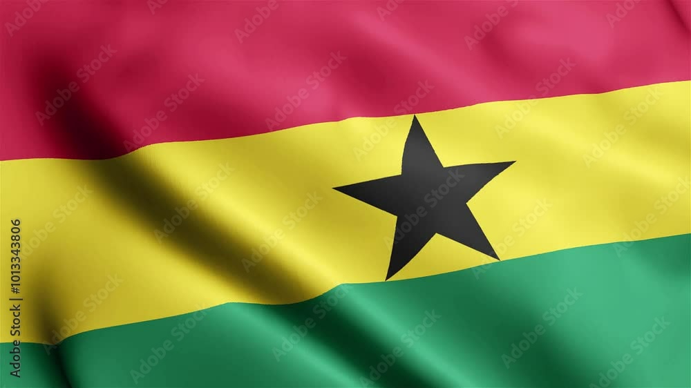 4k render Ghana Flag video waving in wind Ghana Flag Wave Loop waving in wind Re 4k render Ghana Flag video waving in wind Ghana Flag Wave Loop waving in wind Re