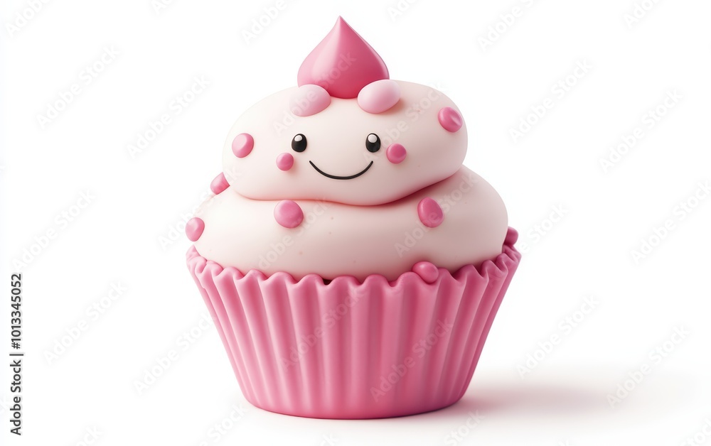 Dessert. Cupcake with ruspberry. Cake Dessert. Cupcake with ruspberry. Cake