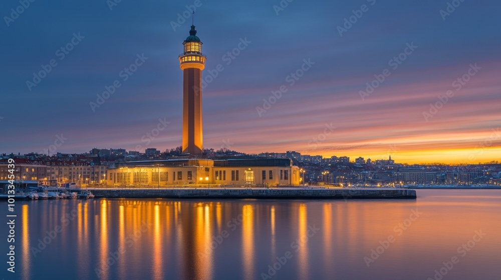 Lighthouse at Sunset Lighthouse at Sunset