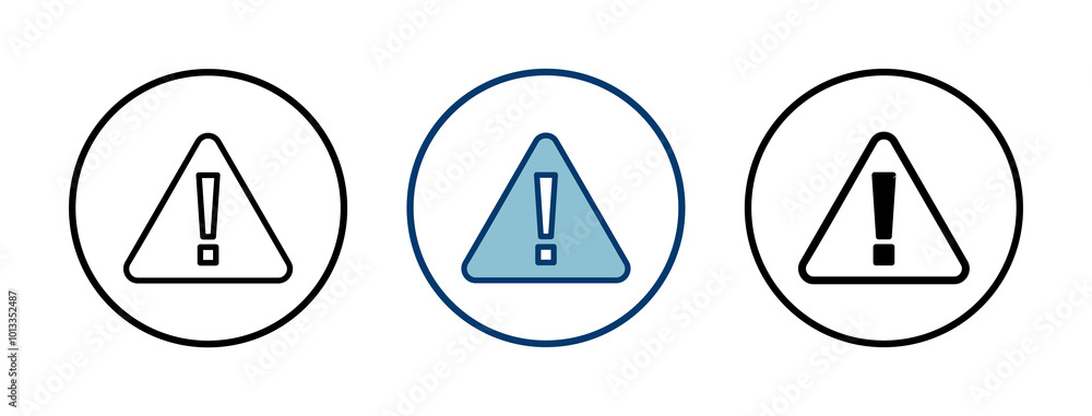 Exclamation danger sign vector isolated on white background. attention sign icon. Hazard warning attention sign. icon alert. Risk Exclamation danger sign vector isolated on white background. attention sign icon. Hazard warning attention sign. icon alert. Risk