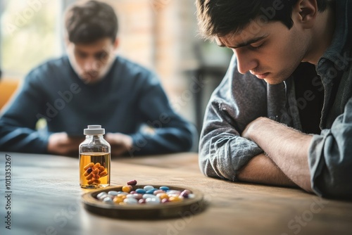 A substance abuse treatment facility providing counseling and therapy for people struggling with drug and alcohol addiction, emphasizing the importance of professional help photo