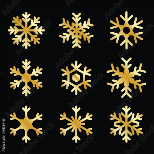 golden snowflake