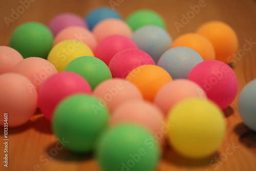 colorful pattern balls