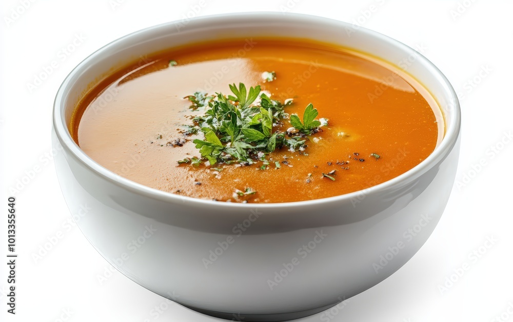 Soup isolated stock photo on white background Soup isolated stock photo on white background