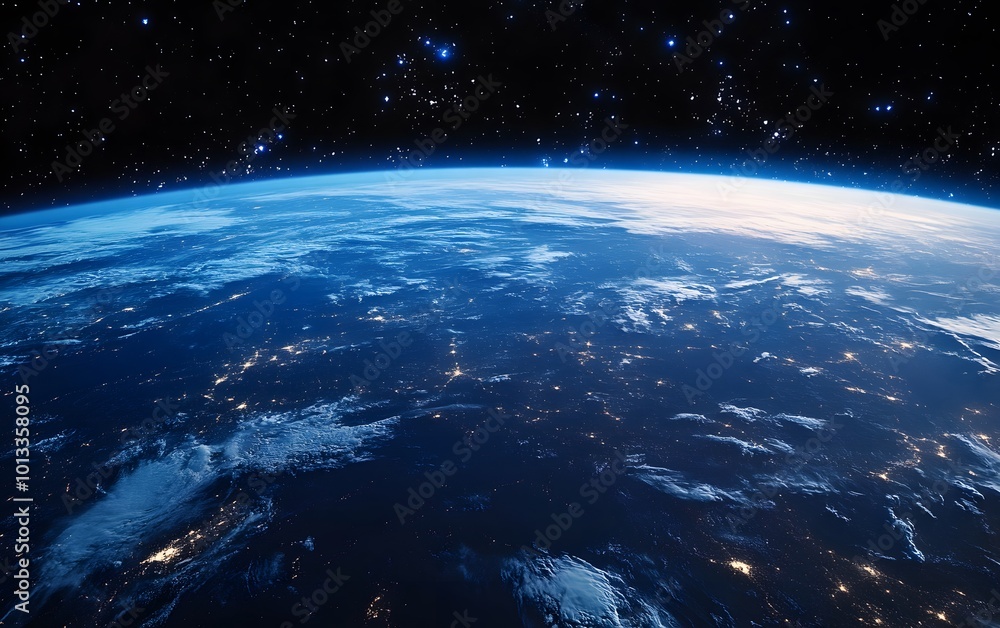 Fototapeta premium Stunning view of the earth from space