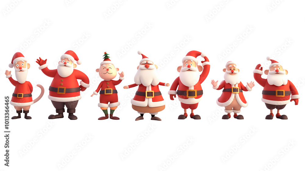 santa claus and christmas tree santa claus and christmas tree