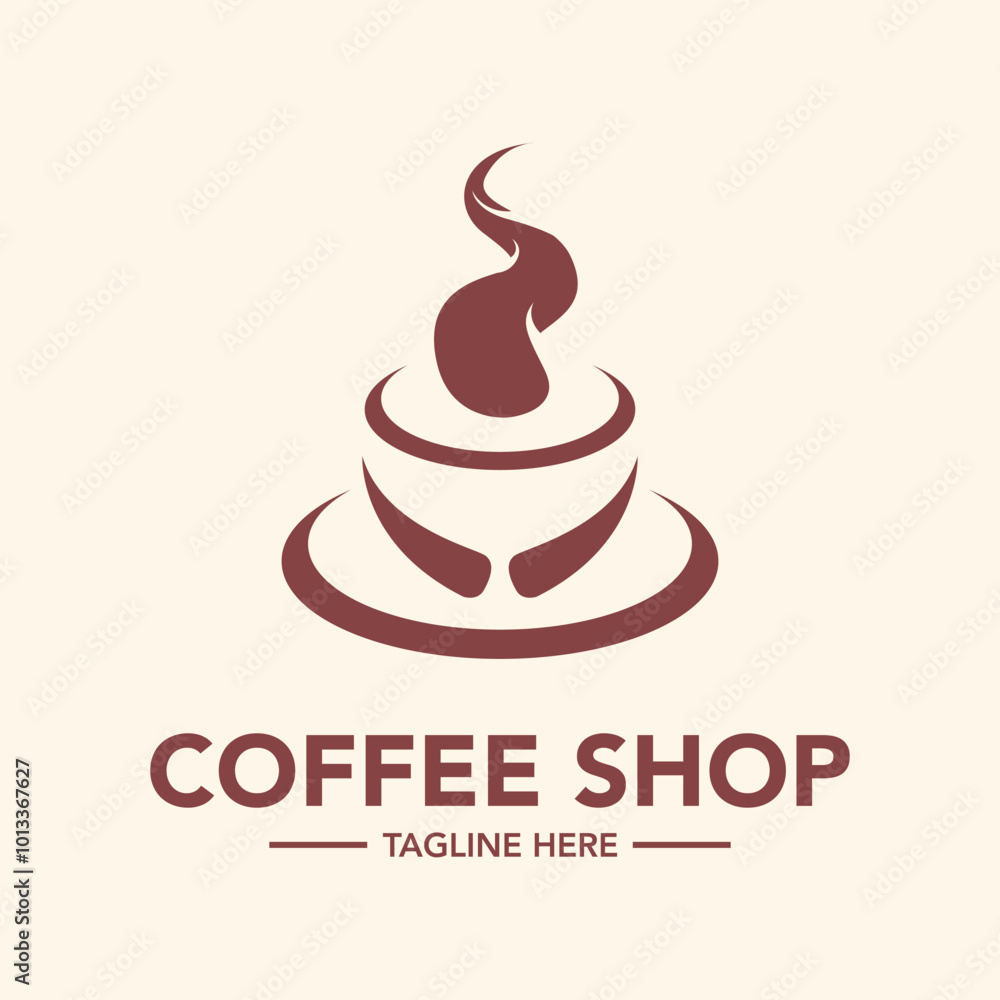 modern coffee shop logo design modern coffee shop logo design