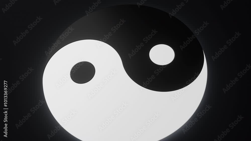 Chinese ancient taiji yin-yang pattern symbol, 3d rendering. Chinese ancient taiji yin-yang pattern symbol, 3d rendering.