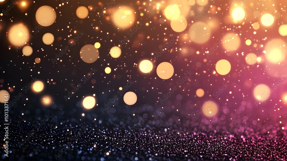 Abstract bokeh lights creating a magical atmosphere Abstract bokeh lights creating a magical atmosphere