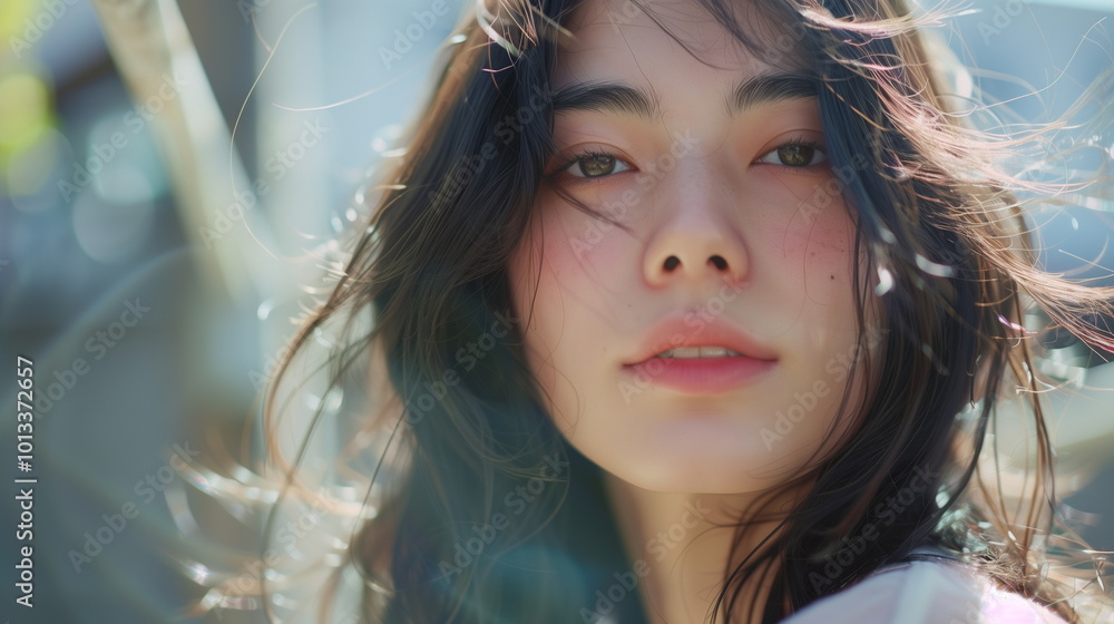 ファッションモデルの女性 ポートレート ファッションモデルの女性 ポートレート