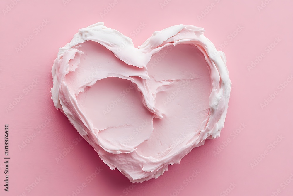 Close up of heart shaped stamped texture. Close up of heart shaped stamped texture.