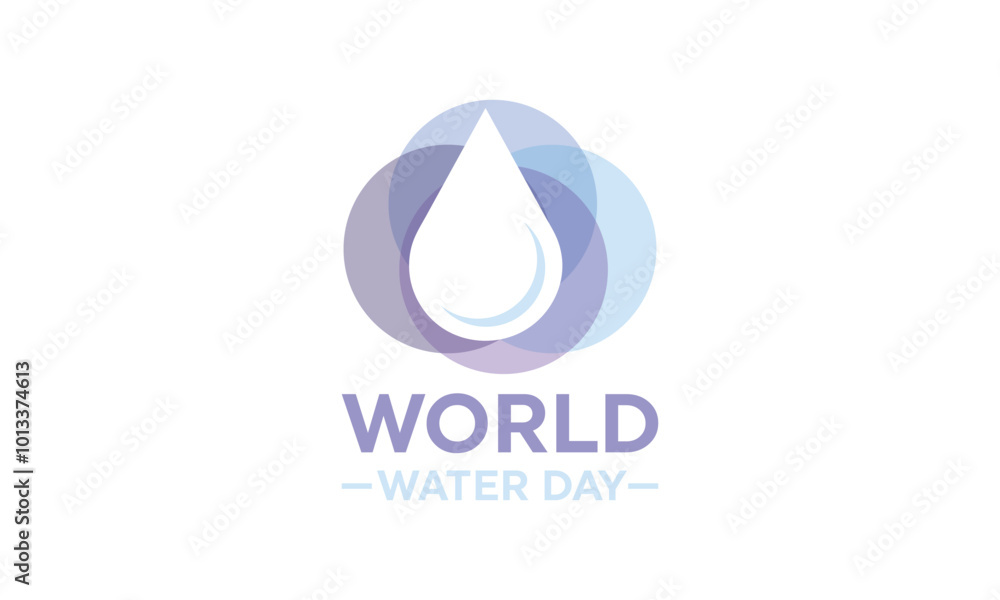 World Water Day logo vector illustration, Saving water and world environmental protection concept- Environment day, Save the water, World Water Day water drop. 22 March water day. stock illustration
World Water Day logo vector illustration, Saving water and world environmental protection concept- Environment day, Save the water, World Water Day water drop. 22 March water day. stock illustration