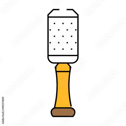 grater bartender line icon vector. grater bartender sign. isolated symbol illustration