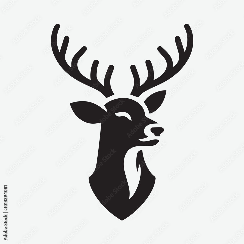 Deer logo deer icon deer head vector Collection of black deer icons.Logo of deer.Deer simple icon.Reindeer vector symbols.Set of deers. Deer logo deer icon deer head vector Collection of black deer icons.Logo of deer.Deer simple icon.Reindeer vector symbols.Set of deers.