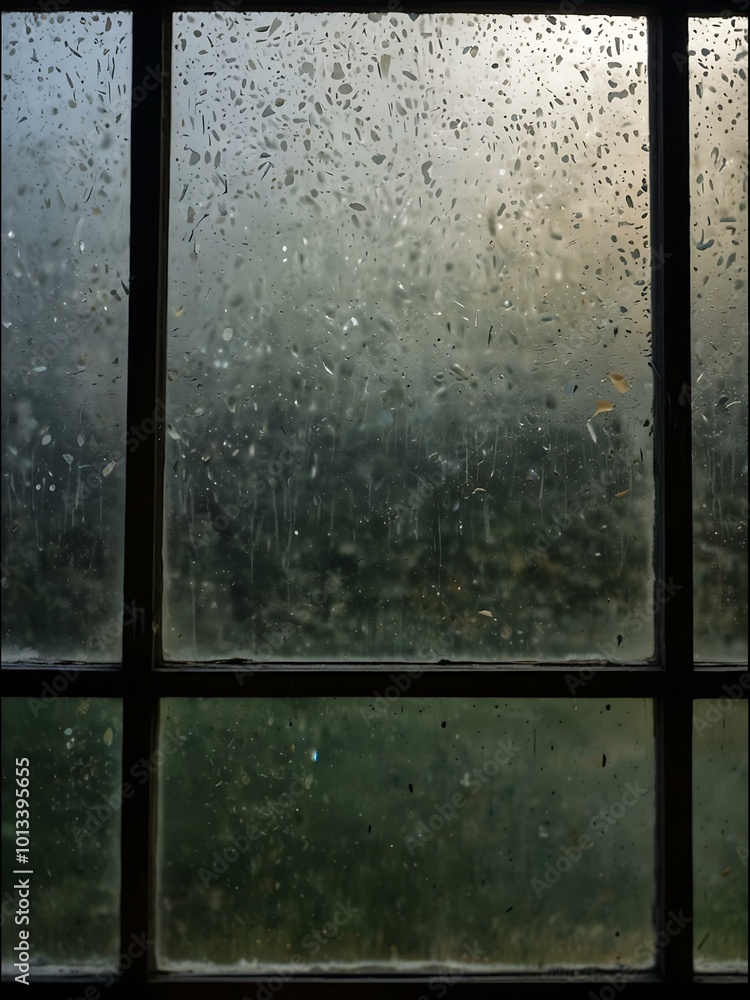 Dusty glass window with grainy texture. Dusty glass window with grainy texture.