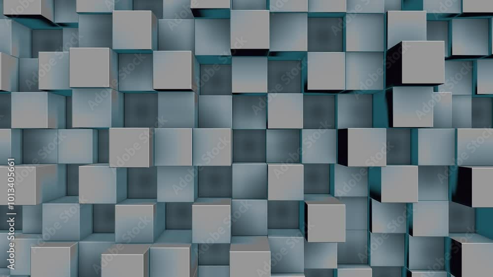 Background of Geometric Shapes. Abstract motion, loop, two color, 3d rendering, 4k resolution Background of Geometric Shapes. Abstract motion, loop, two color, 3d rendering, 4k resolution