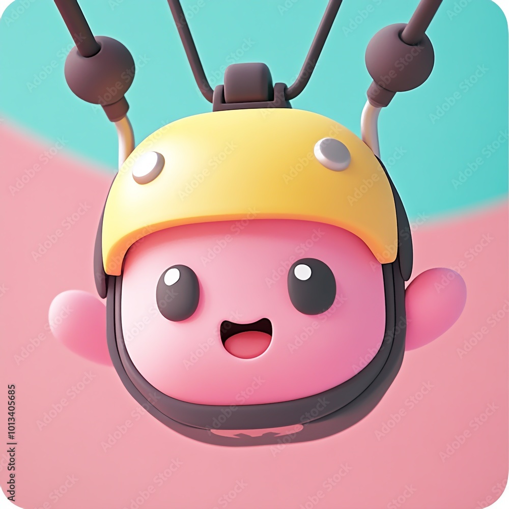 3D Zip Line Icon: High Speed Aerial Adventure Illustration Logo 3D Zip Line Icon: High Speed Aerial Adventure Illustration Logo