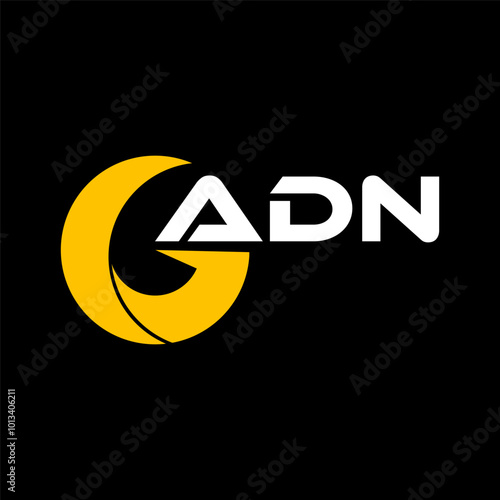 ADN letter logo design for your brand or company business. company logo ,rand, initial, finance logo, luxury ,tech , marketing
