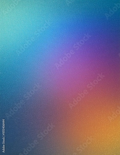 New purple orange blue grainy color gradient background 