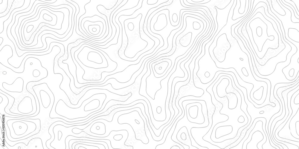 Seamless The stylized height of the topographic map contour in lines and contours isolated on transparent. Black and white topography contour lines map isolated on white background. Seamless The stylized height of the topographic map contour in lines and contours isolated on transparent. Black and white topography contour lines map isolated on white background.