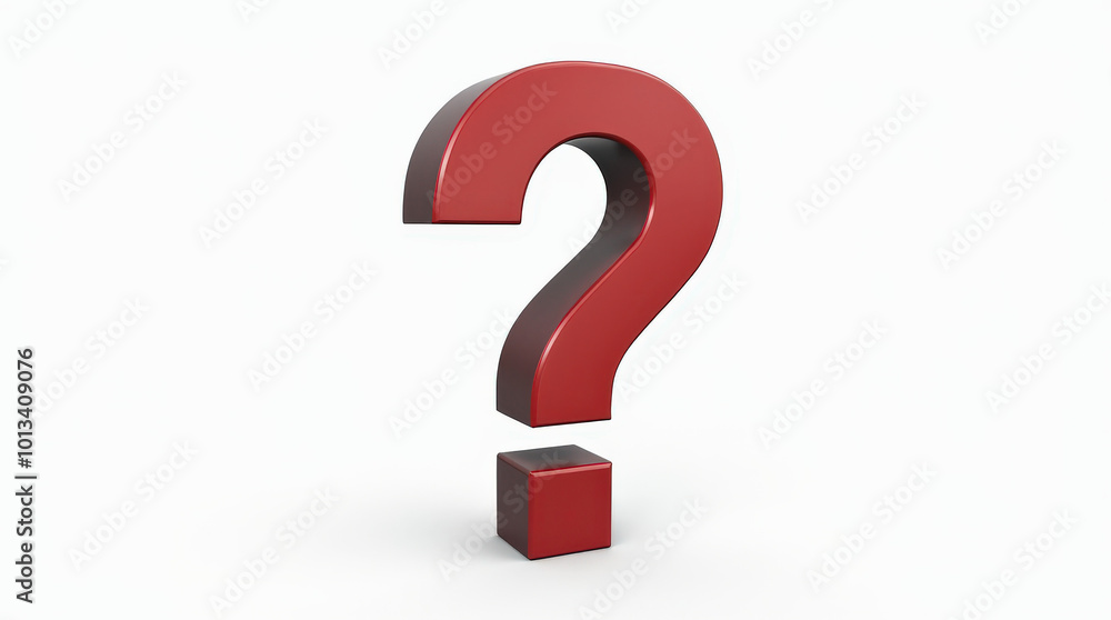 3D Question Mark Symbol: Uncertainty, Inquiry, and Curiosity Icon in Silver, Gold, Red for Graphic Design and Business Concepts 3D Question Mark Symbol: Uncertainty, Inquiry, and Curiosity Icon in Silver, Gold, Red for Graphic Design and Business Concepts