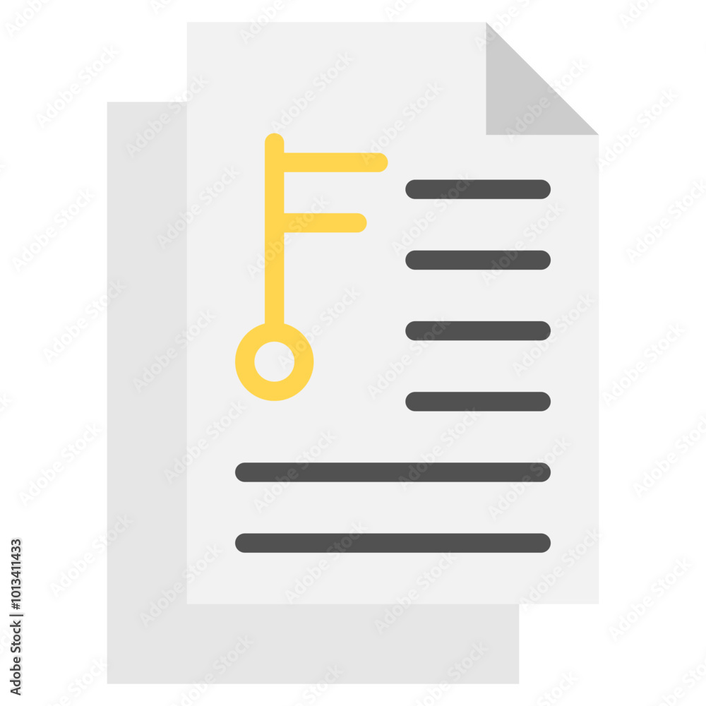 Keyword Document Icon Element For Design Keyword Document Icon Element For Design