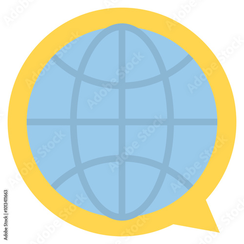 Internet Talk Icon Element For Design