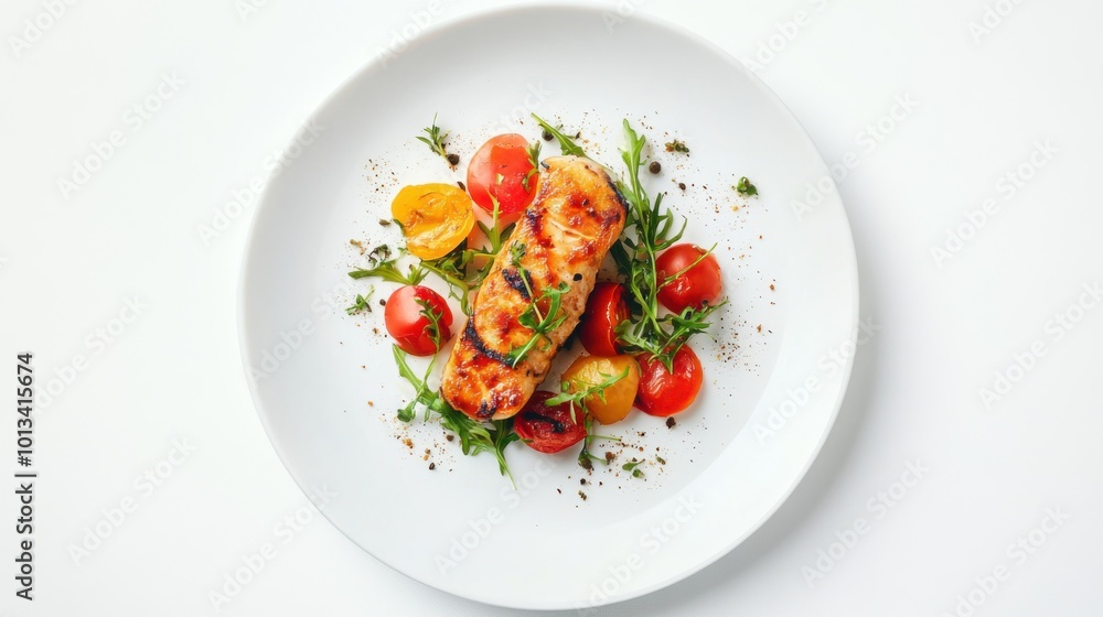 Ratatouille on a plate Ratatouille on a plate