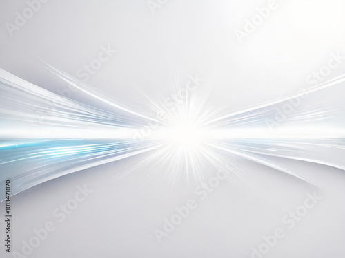 White gray background with light effect