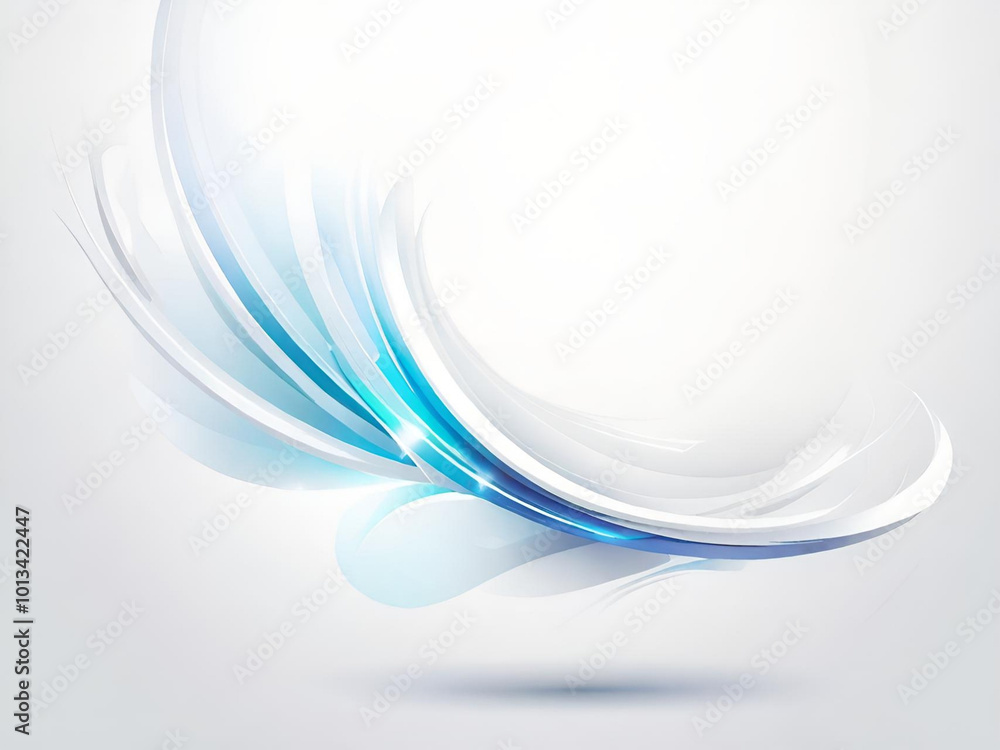 Obraz premium White gray background with light effect