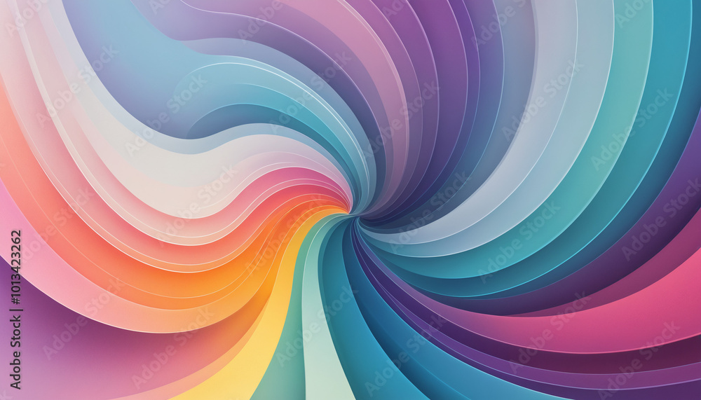 Obraz premium swirling colors blending together, soft gradients