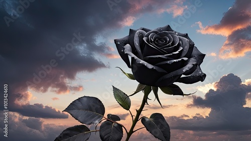 rose and sky