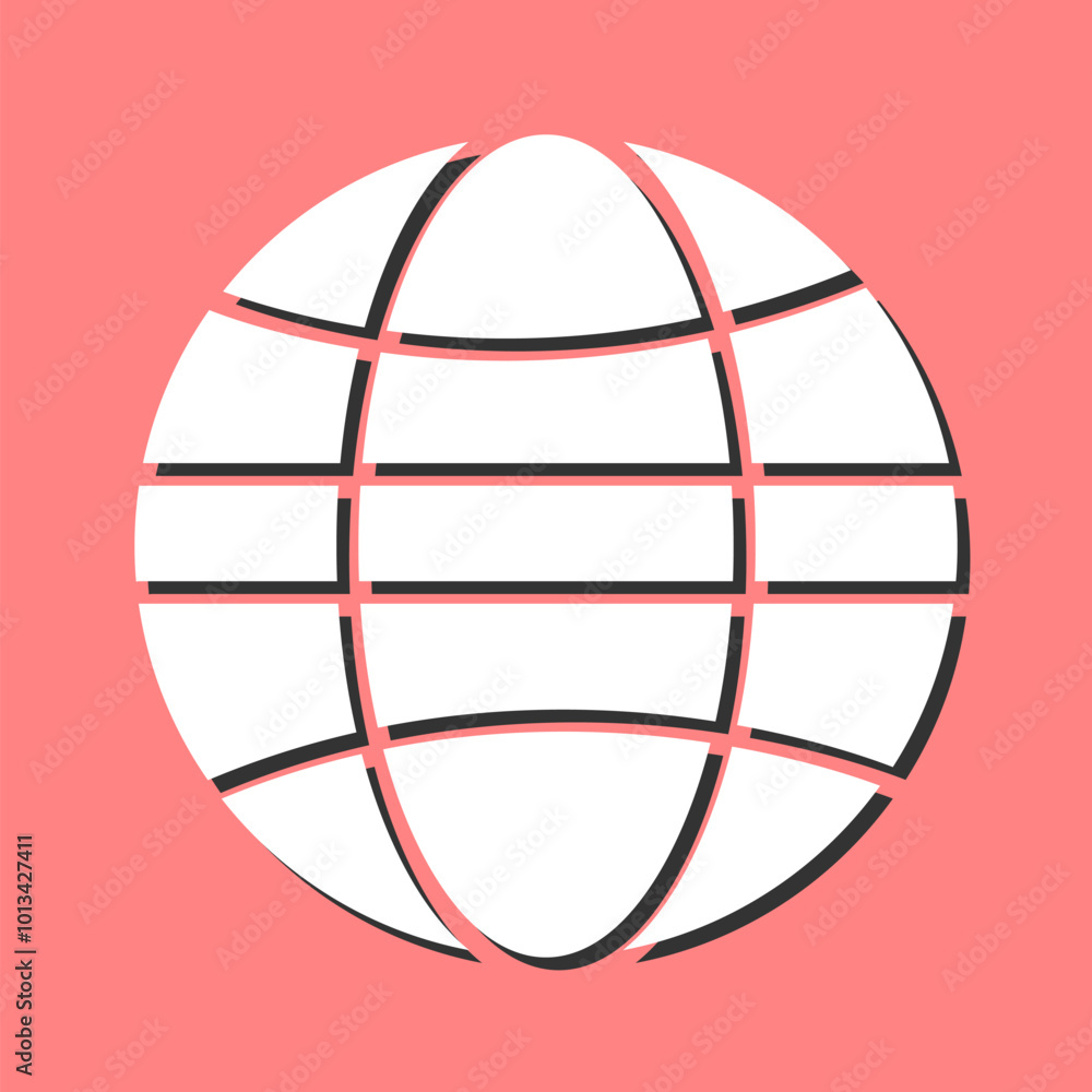 Globe I Vector Icon Globe I Vector Icon