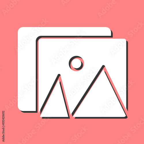 Pictures Vector Icon