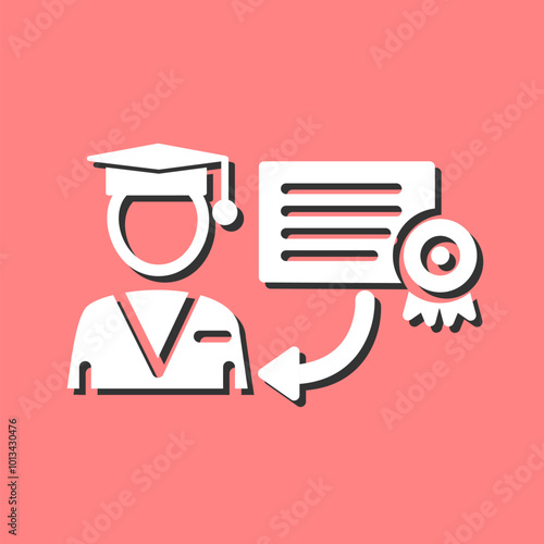 Receiving Degree Vector Icon